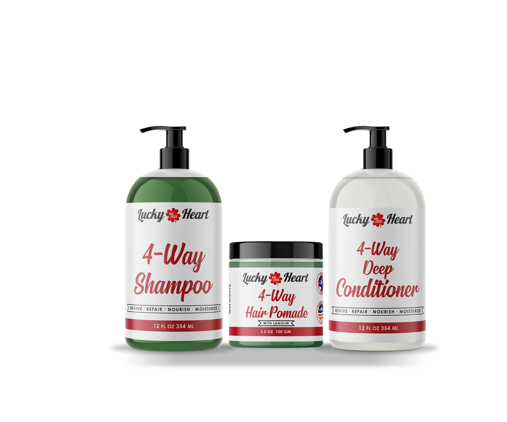 追加分◆ Happy Lucky  ③ Best Hair Care Set for Black Hair | Lucky Heart Cosmetics