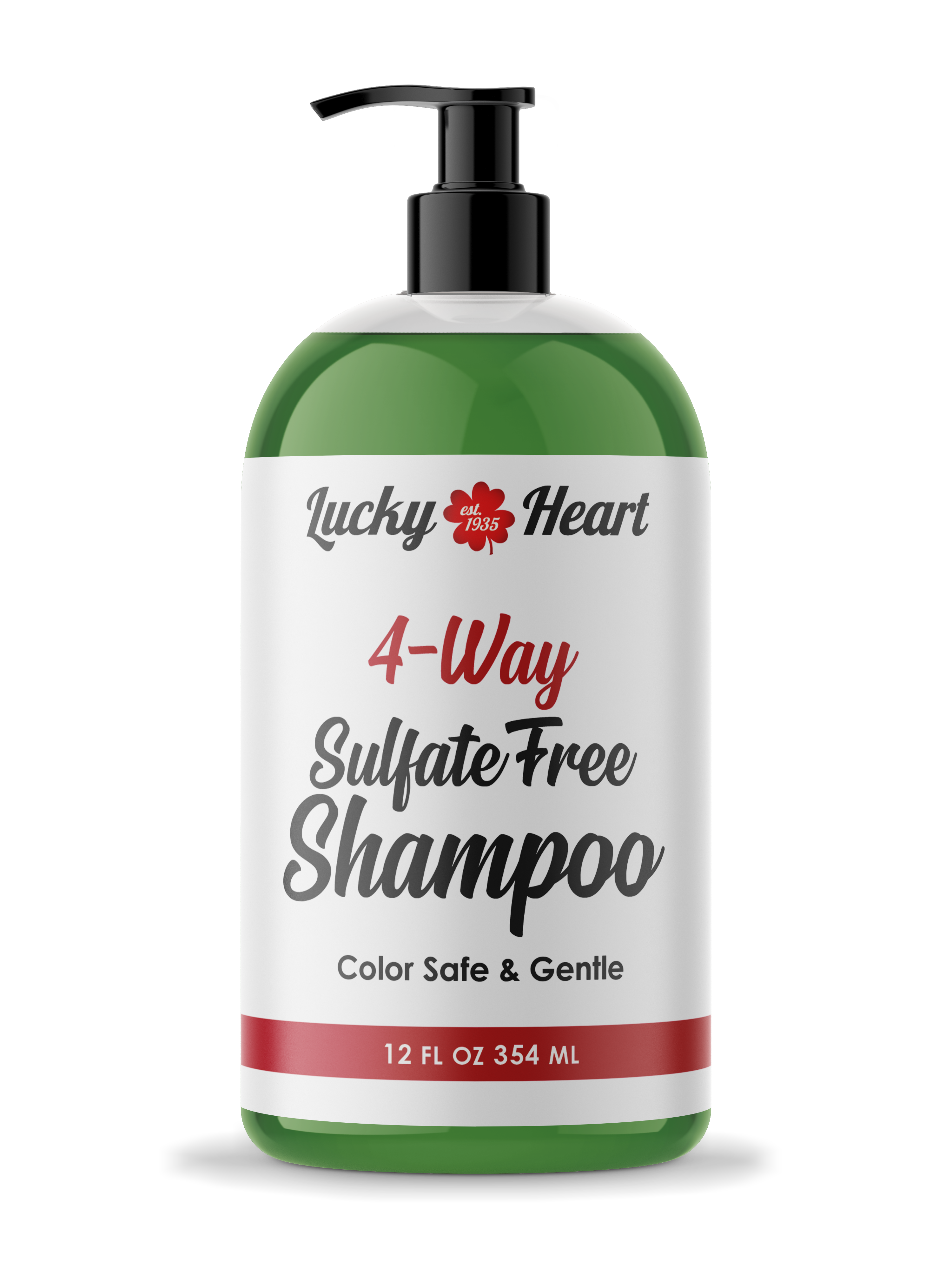 Color-safe, sulfate-free shampoo from Lucky Heart Cosmetics