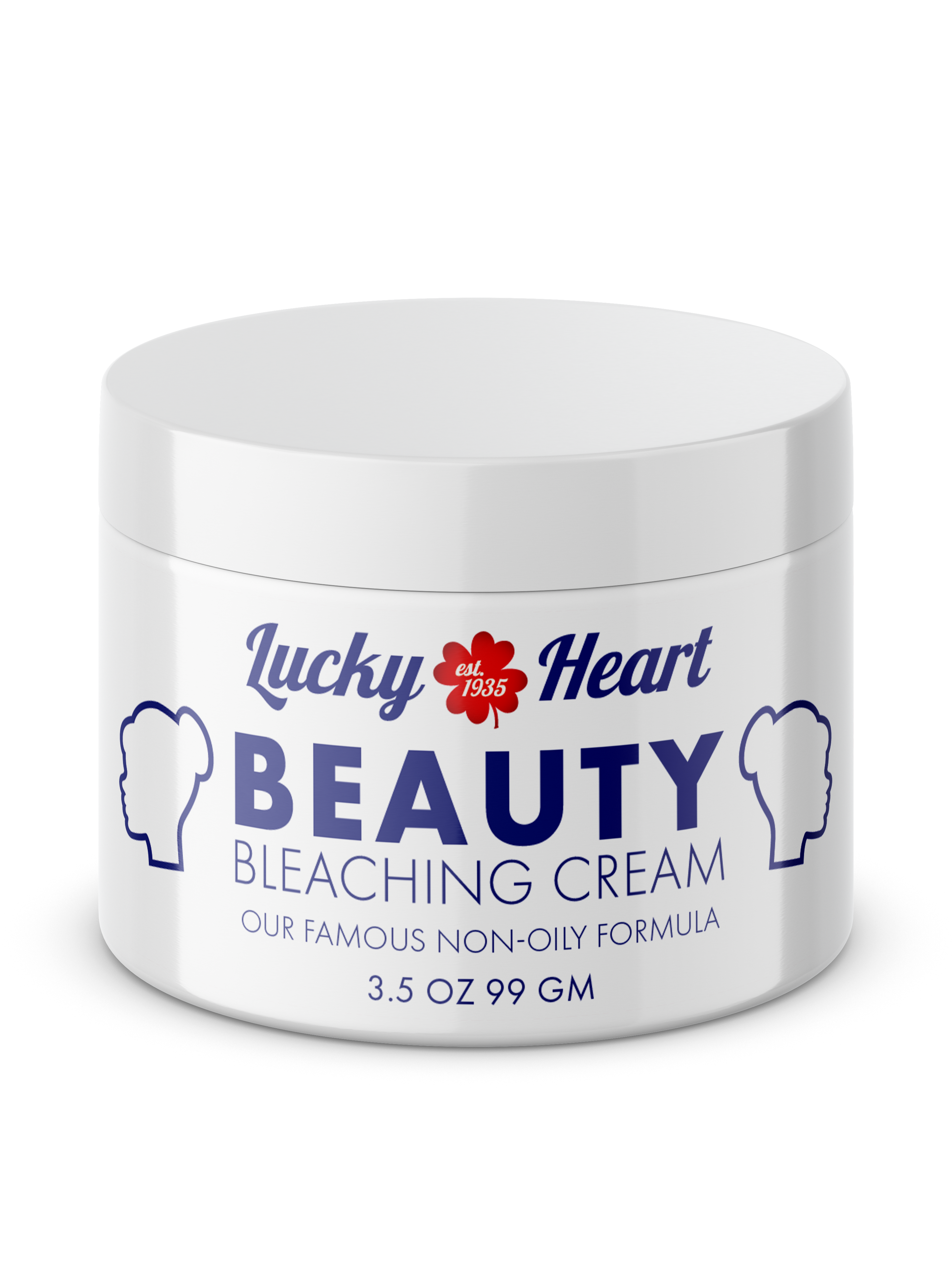 jar of Lucky heart cosmetics bleaching cream