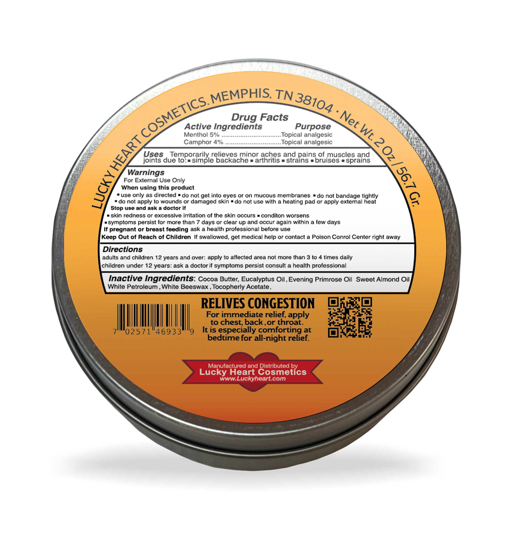 Tiger Head Medicated Ointment 2 Oz