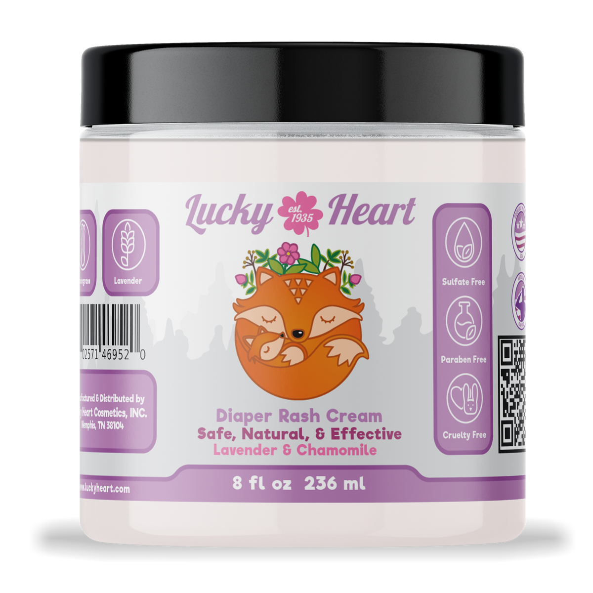 Diaper Rash Cream for Baby Skin | Lucky Heart Cosmetics
