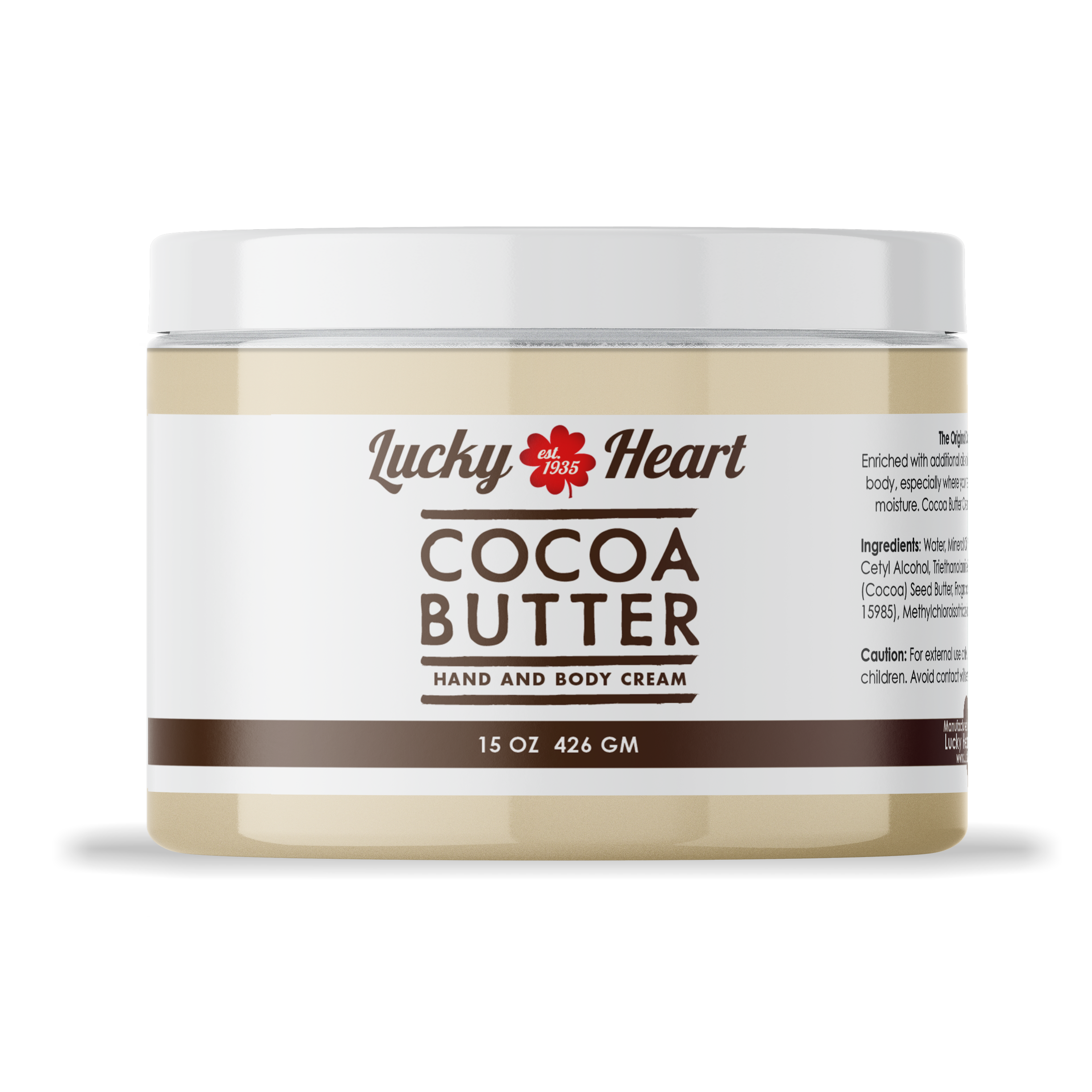 Cocoa Butter Hand & Body Cream 15 OZ