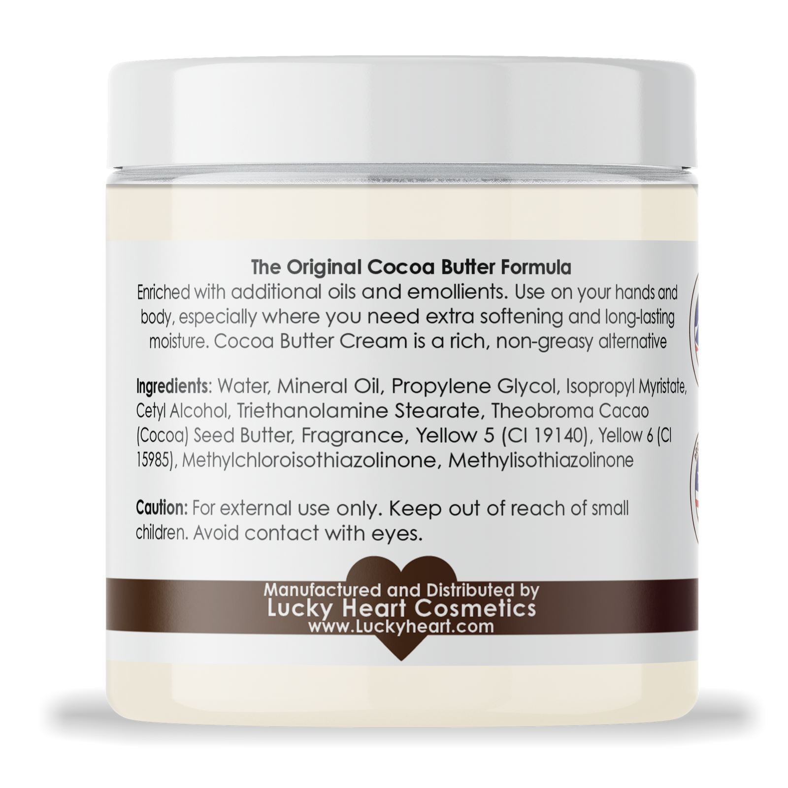Cocoa Butter for Skin by Lucky Heart Natural Radiance Boost